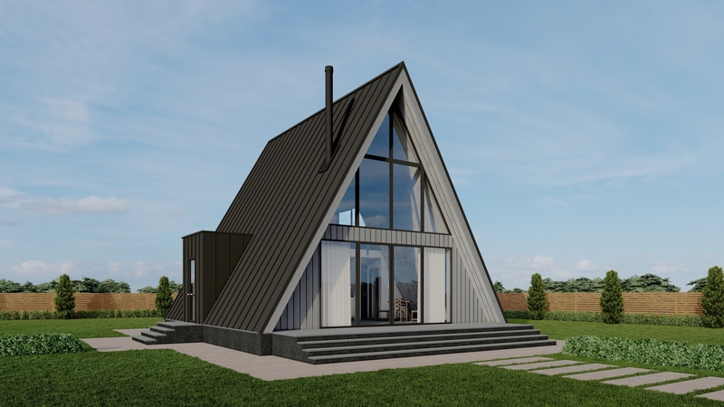Модульный дом под ключ A-Frame, Barn House, Fachwerk, Pagano - <ro>Изображение</ro><ru>Изображение</ru> #1, <ru>Объявление</ru> #1736077
