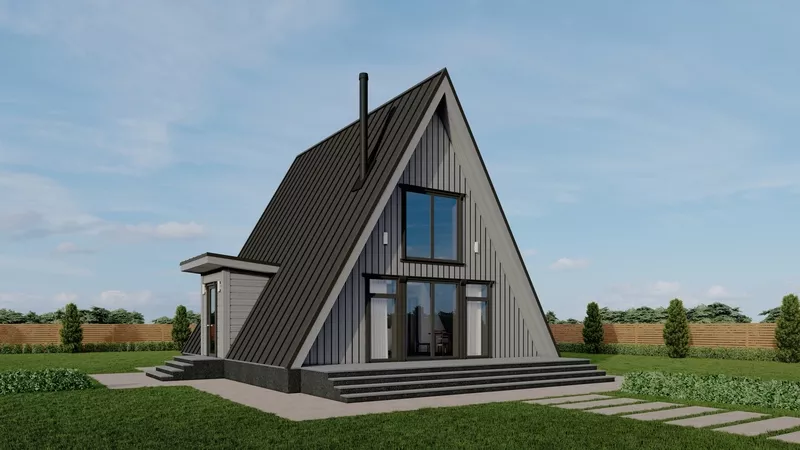 Модульный дом под ключ A-Frame, Barn House, Fachwerk, Pagano - <ro>Изображение</ro><ru>Изображение</ru> #4, <ru>Объявление</ru> #1736077