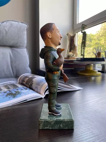 Шаржевая статуэтка охотник, изготовление под заказ - <ro>Изображение</ro><ru>Изображение</ru> #3, <ru>Объявление</ru> #1737378