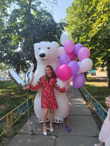 Білий Вітальний Ведмедик Київ та Київська область 800 грн + дорога.							 - <ro>Изображение</ro><ru>Изображение</ru> #5, <ru>Объявление</ru> #1739082