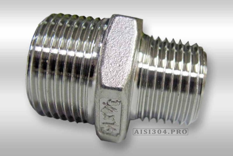 Ниппель нержавеющий переходной 15х8 AISI 304 | TRiNOX - <ro>Изображение</ro><ru>Изображение</ru> #1, <ru>Объявление</ru> #1739344