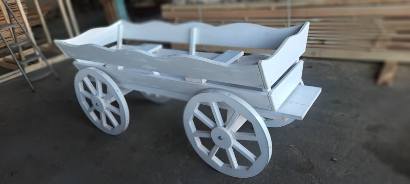 Декоративная телега. Возик. Візок. Тележка з дерева. Деревянные колеса для телег - <ro>Изображение</ro><ru>Изображение</ru> #8, <ru>Объявление</ru> #1469314