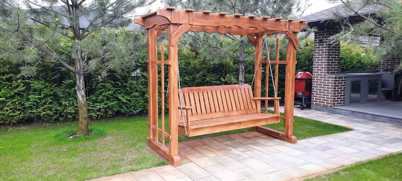 Качель садовая. Дачная качель из дерева. Гойдалка. Гойдалка садова. - <ro>Изображение</ro><ru>Изображение</ru> #5, <ru>Объявление</ru> #1674323