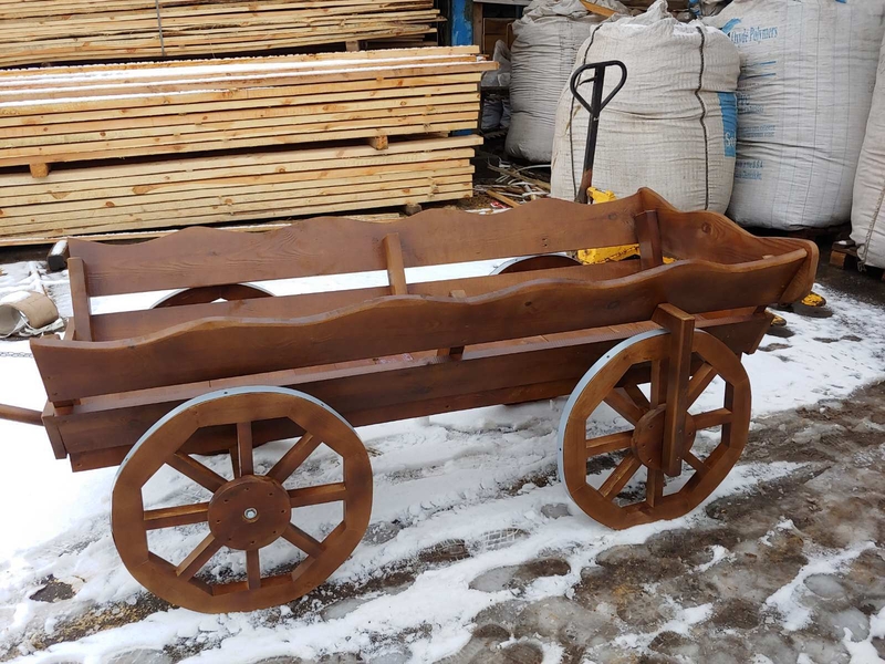 Декоративная телега. Возик. Візок. Тележка з дерева. Деревянные колеса для телег - <ro>Изображение</ro><ru>Изображение</ru> #7, <ru>Объявление</ru> #1469314