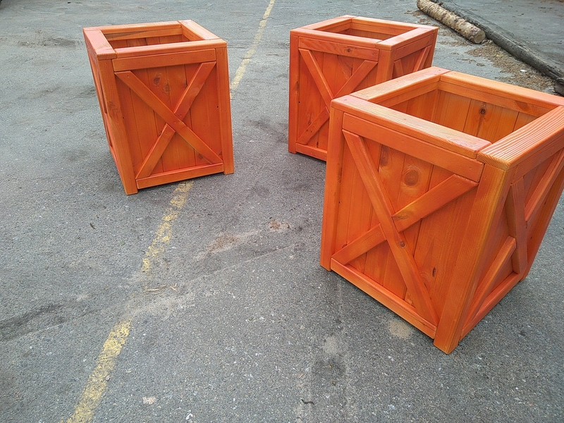 Кашпо из дерева для цветов, овощей и фруктов. Кадки. Кашпо з дерева.  - <ro>Изображение</ro><ru>Изображение</ru> #3, <ru>Объявление</ru> #1592126