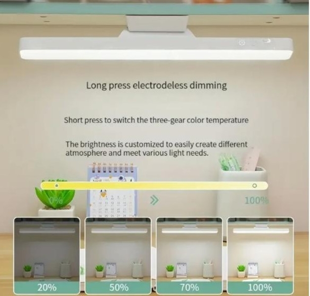 Світлодіодна акумуляторна магнітна лампа, довжина 30см - <ro>Изображение</ro><ru>Изображение</ru> #1, <ru>Объявление</ru> #1745453