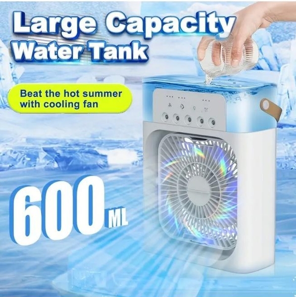 Переносний вентилятор-зволожувач із 3 швидкостями - <ro>Изображение</ro><ru>Изображение</ru> #3, <ru>Объявление</ru> #1747539