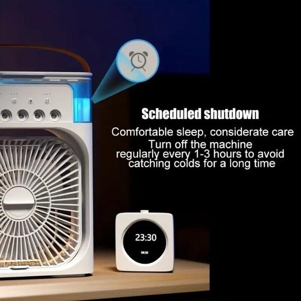 Переносний вентилятор-зволожувач із 3 швидкостями - <ro>Изображение</ro><ru>Изображение</ru> #6, <ru>Объявление</ru> #1747539