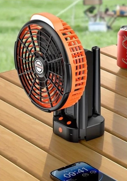 Портативний світлодіодний вентилятор з USB-зарядкою, літієва батарея 7800 мАг - <ro>Изображение</ro><ru>Изображение</ru> #7, <ru>Объявление</ru> #1747501