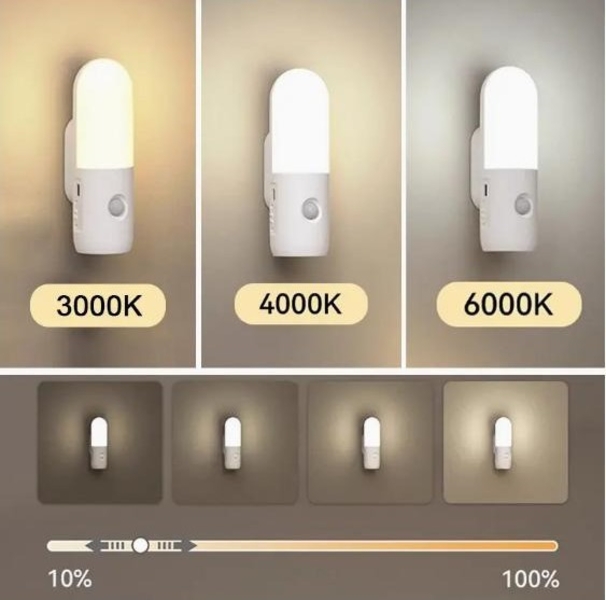 Світлодіодний нічник із датчиком руху, акумуляторний - <ro>Изображение</ro><ru>Изображение</ru> #5, <ru>Объявление</ru> #1747445