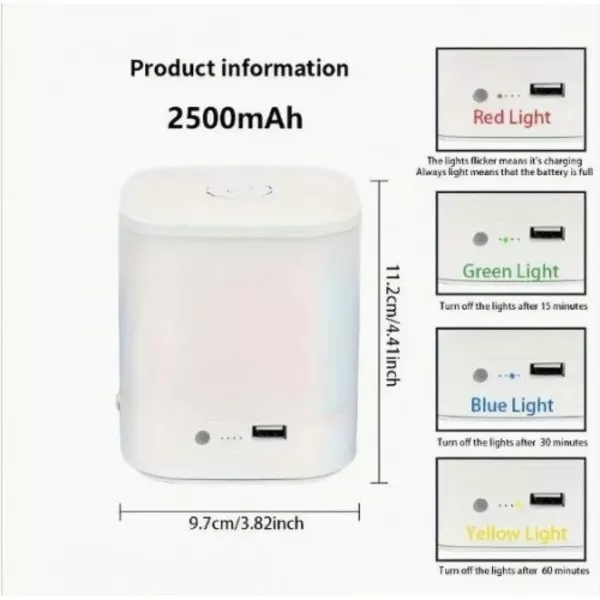 Світлодіодний нічник з сенсорним керуванням, акумулятор 2500 мАг - <ro>Изображение</ro><ru>Изображение</ru> #5, <ru>Объявление</ru> #1746199