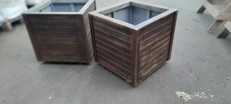 Кашпо из дерева для цветов, овощей и фруктов. Кадки. Кашпо з дерева.  - <ro>Изображение</ro><ru>Изображение</ru> #10, <ru>Объявление</ru> #1592126