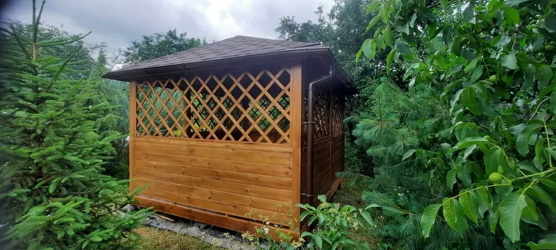 Беседка из дерева. Альтанка. Пристройка. Веранда. Прибудова. Альтанка дерев'яна - <ro>Изображение</ro><ru>Изображение</ru> #9, <ru>Объявление</ru> #1469316