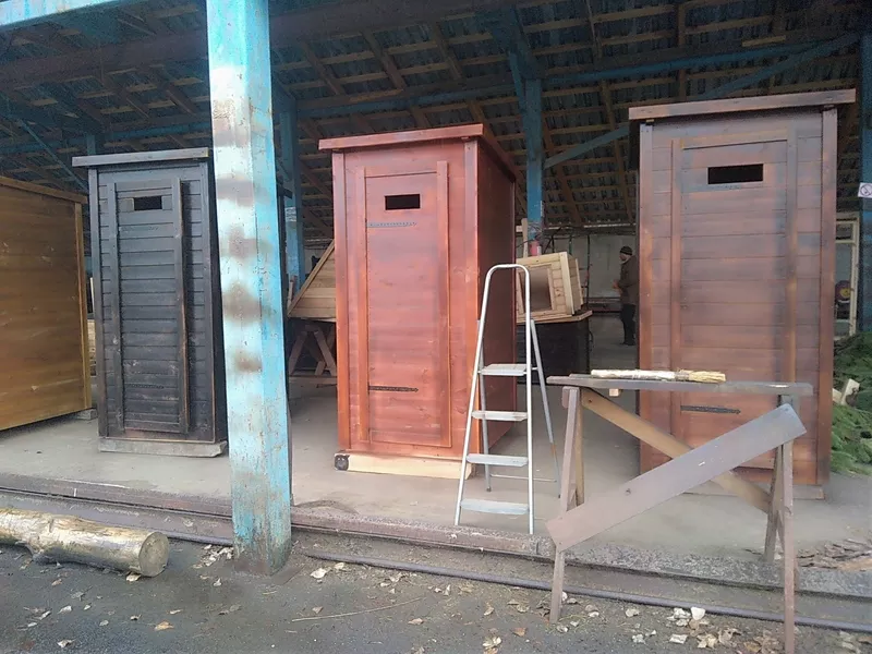 Дачный туалет. Деревянный туалет. Душ туалет из дерева. Туалет на дачу.  - <ro>Изображение</ro><ru>Изображение</ru> #8, <ru>Объявление</ru> #1718120