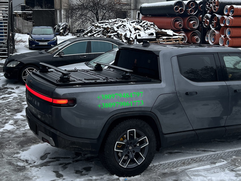 Силова кришка кузова пікапа для Rivian R1T. Накриття на кузов пікапа. - <ro>Изображение</ro><ru>Изображение</ru> #4, <ru>Объявление</ru> #1747549