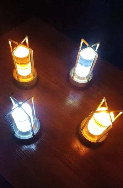 Акумуляторна настільна LED лампа – сенсорне управління, триколірне освітлення - <ro>Изображение</ro><ru>Изображение</ru> #7, <ru>Объявление</ru> #1747960