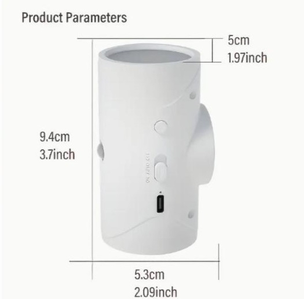 Два акумуляторних LED-нічникі з датчиком руху, магнітним кріпленням  - <ro>Изображение</ro><ru>Изображение</ru> #2, <ru>Объявление</ru> #1745448