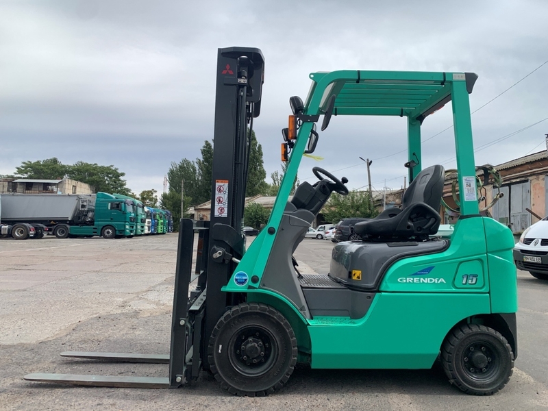 Вилочний автонавантажувач Mitsubishi, 2019 року з бічним зміщенням Модель: FGE15 - <ro>Изображение</ro><ru>Изображение</ru> #1, <ru>Объявление</ru> #1751134