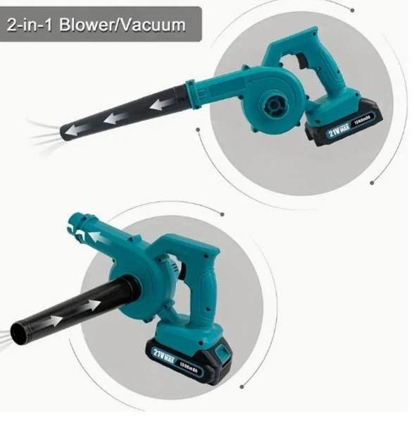 Бездротовий пилосос та повітродувка з двома акумуляторами 1300 мАг  - <ro>Изображение</ro><ru>Изображение</ru> #5, <ru>Объявление</ru> #1751563