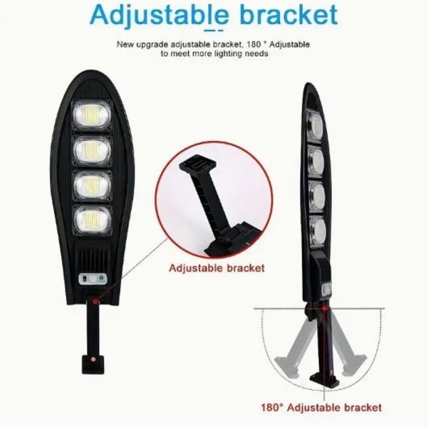 Сонячний вуличний ліхтар 168 LED із пультом, датчиком руху та сонячною панеллю - <ro>Изображение</ro><ru>Изображение</ru> #4, <ru>Объявление</ru> #1751564