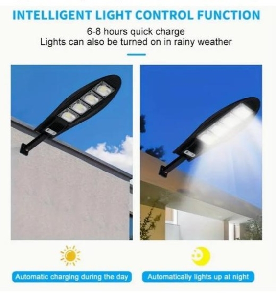 Сонячний вуличний ліхтар 168 LED із пультом, датчиком руху та сонячною панеллю - <ro>Изображение</ro><ru>Изображение</ru> #6, <ru>Объявление</ru> #1751564