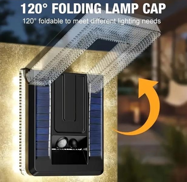 Набір з двох сонячних LED ліхтарів з датчиком руху, 3 режими освітлення - <ro>Изображение</ro><ru>Изображение</ru> #6, <ru>Объявление</ru> #1751565