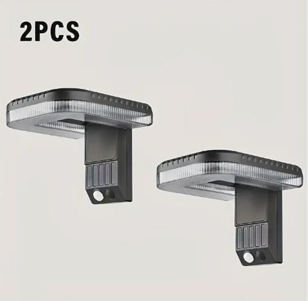 Набір з двох сонячних LED ліхтарів з датчиком руху, 3 режими освітлення - <ro>Изображение</ro><ru>Изображение</ru> #1, <ru>Объявление</ru> #1751565