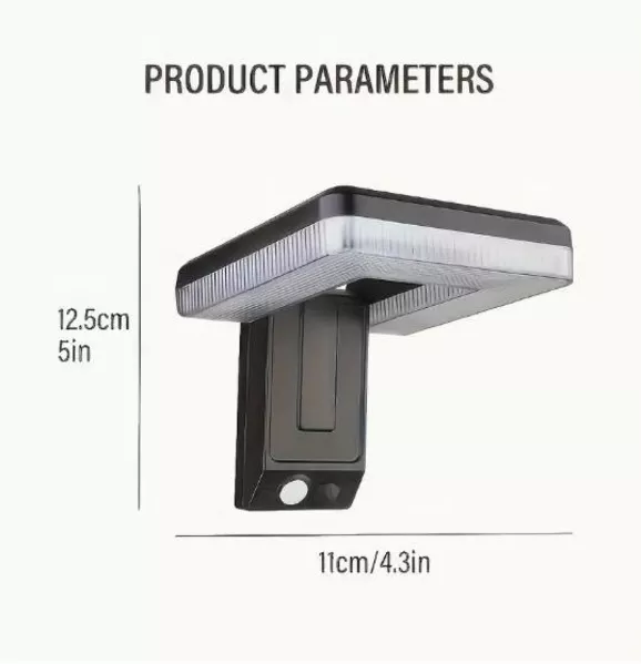 Набір з двох сонячних LED ліхтарів з датчиком руху, 3 режими освітлення - <ro>Изображение</ro><ru>Изображение</ru> #9, <ru>Объявление</ru> #1751565