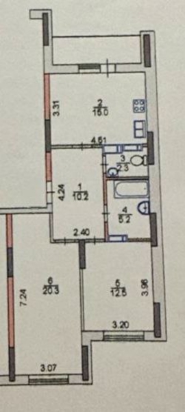 Продаж 2-кімнатної квартири 68 м², Кадетський Гай вул., 10 - <ro>Изображение</ro><ru>Изображение</ru> #6, <ru>Объявление</ru> #1751601