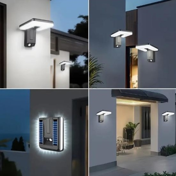 Набір з двох сонячних LED ліхтарів з датчиком руху, 3 режими освітлення - <ro>Изображение</ro><ru>Изображение</ru> #3, <ru>Объявление</ru> #1751565