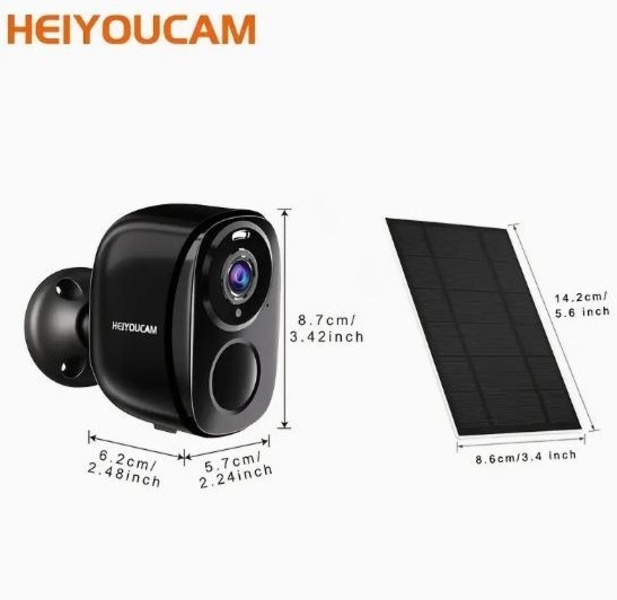 Сонячна Wi-Fi камера безпеки з прожектором, сиреною та акумулятором 5000 мАг - <ro>Изображение</ro><ru>Изображение</ru> #3, <ru>Объявление</ru> #1751561