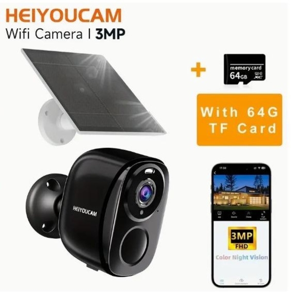 Сонячна Wi-Fi камера безпеки з прожектором, сиреною та акумулятором 5000 мАг - <ro>Изображение</ro><ru>Изображение</ru> #2, <ru>Объявление</ru> #1751561