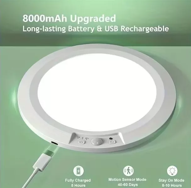 Розумний LED світильник з пультом, датчиком руху, акум 8000мА·год - <ro>Изображение</ro><ru>Изображение</ru> #6, <ru>Объявление</ru> #1752026