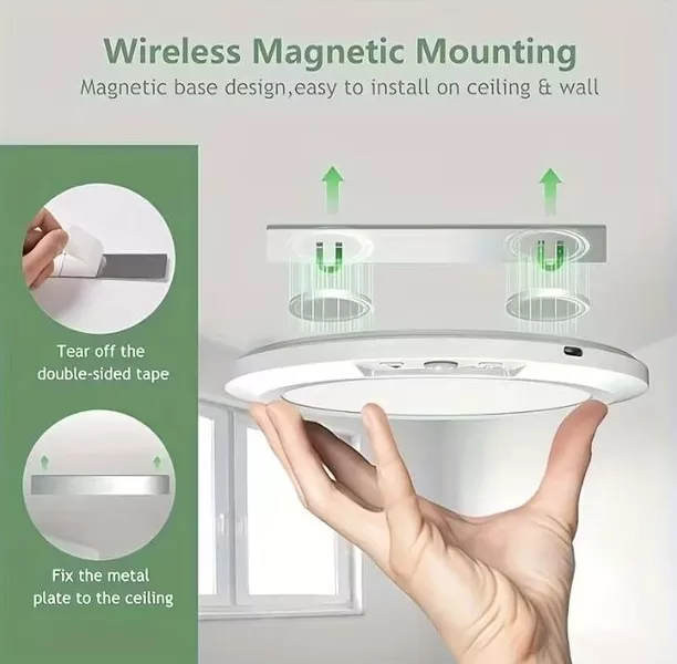 Розумний LED світильник з пультом, датчиком руху, акум 8000мА·год - <ro>Изображение</ro><ru>Изображение</ru> #7, <ru>Объявление</ru> #1752026