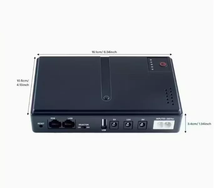 Mini DC UPS, універсальний блок безперебійного живлення з виходами 5V/9V/12V - <ro>Изображение</ro><ru>Изображение</ru> #6, <ru>Объявление</ru> #1752028