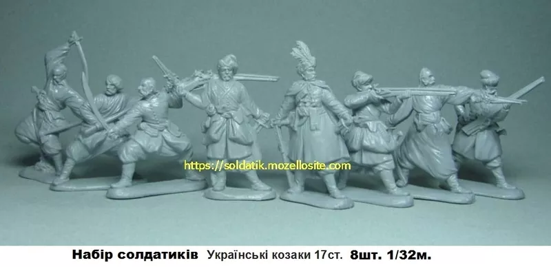Набор солдатиков Украинские казаки 8шт. фигурки, солдатики, воины, игрушки - <ro>Изображение</ro><ru>Изображение</ru> #3, <ru>Объявление</ru> #1752378