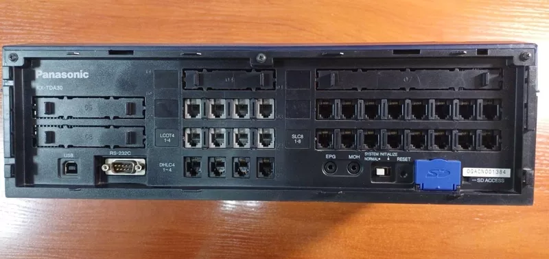 Panasonic KX-TDA30UA, цифрова атс, 8 міських/20 внутрішніх/4 системних порти - <ro>Изображение</ro><ru>Изображение</ru> #1, <ru>Объявление</ru> #1112998