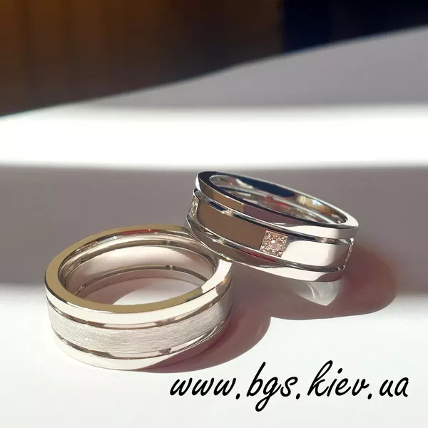 Парні обручки з білого золота під замовлення - <ro>Изображение</ro><ru>Изображение</ru> #3, <ru>Объявление</ru> #1732645