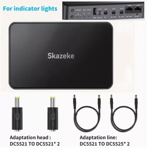 Mini UPS DR2p 18000 мА·год з регульованою напругою 5V 9V 12V 15V 24V - <ro>Изображение</ro><ru>Изображение</ru> #3, <ru>Объявление</ru> #1752784