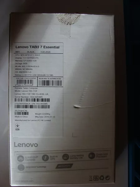Планшет Lenovo Tab 7 Essential (TB3-710F) - <ro>Изображение</ro><ru>Изображение</ru> #5, <ru>Объявление</ru> #1753610