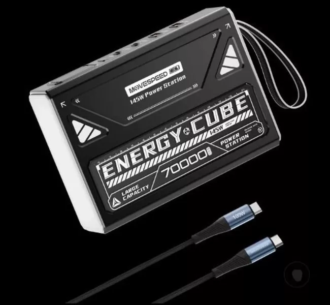 Портативний зовнішній акумулятор MOVESPEED Z70Pro 70000mAh Power Bank із швидкою - <ro>Изображение</ro><ru>Изображение</ru> #2, <ru>Объявление</ru> #1754625