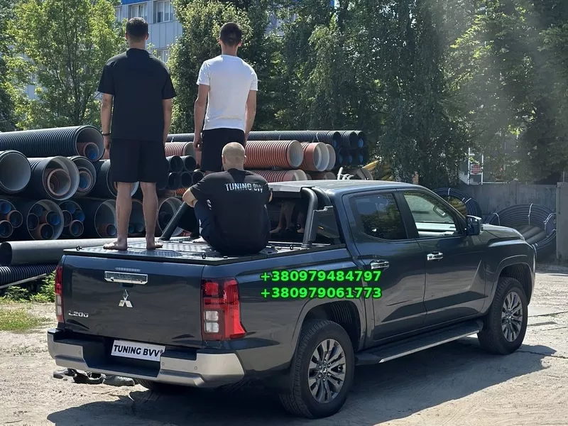 Cилова трисекційна кришка кузова пікапа з дугами. Крышка на кузов пикапа с дугам - <ro>Изображение</ro><ru>Изображение</ru> #7, <ru>Объявление</ru> #1754888